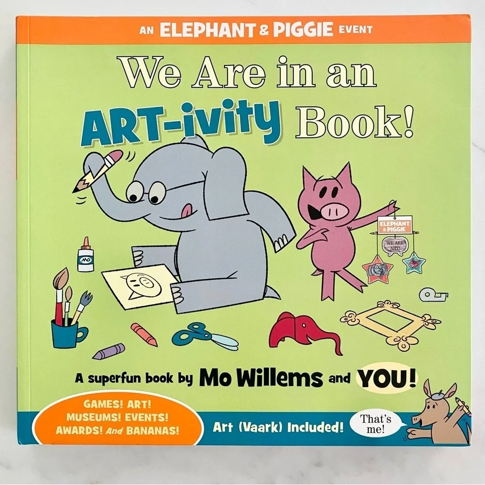 Elephant & Piggie Art-ivity and Doodling 101 Kids Book Set